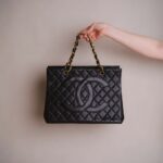 Chanel Black Caviar Grand Shopping Tote Bag