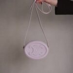 Celine Cuir Triomphe Oval Bag