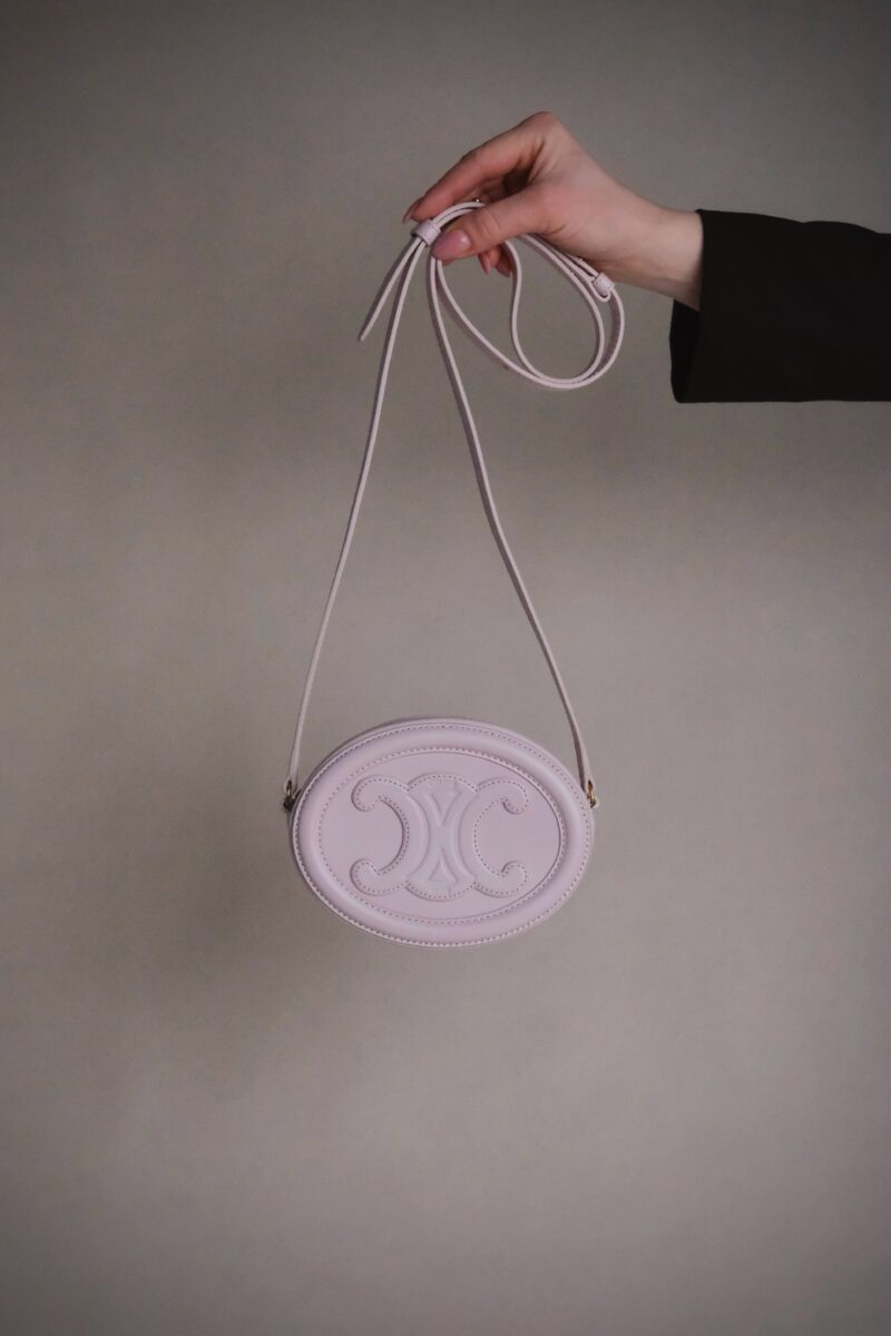 Celine Cuir Triomphe Oval Bag