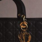 Christian Dior Lady Dior Large Lambskin Handbag